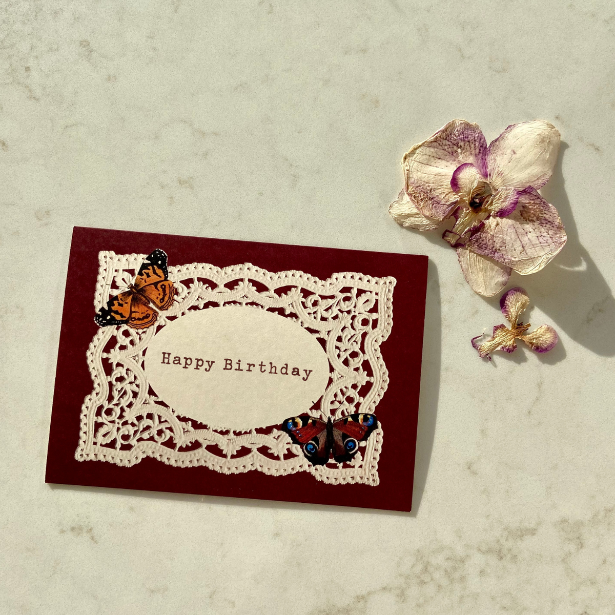NO.3 PAPER LACE CARD