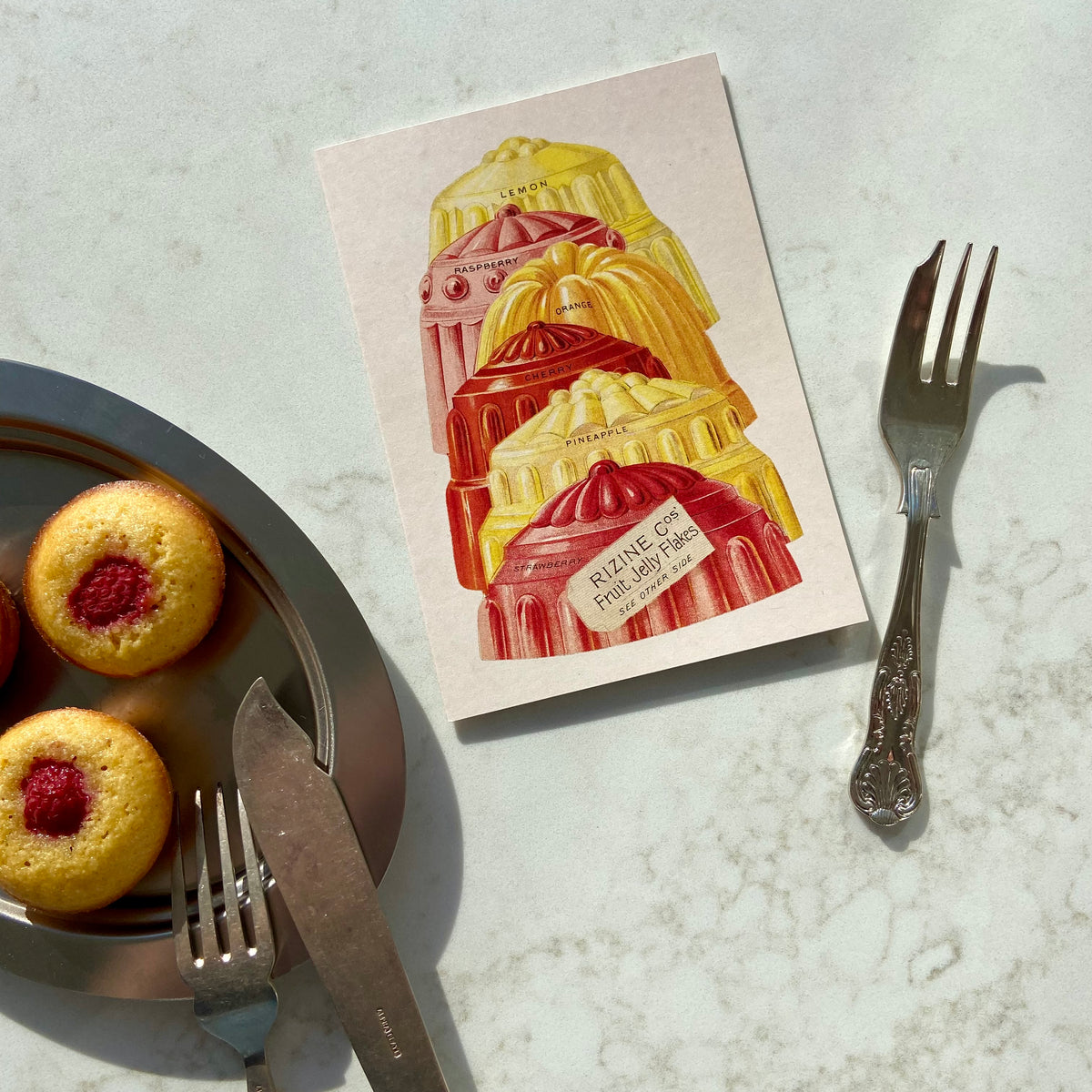 FRUIT JELLY CAKES CARD