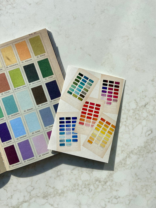 COLOUR CHARTS CARD
