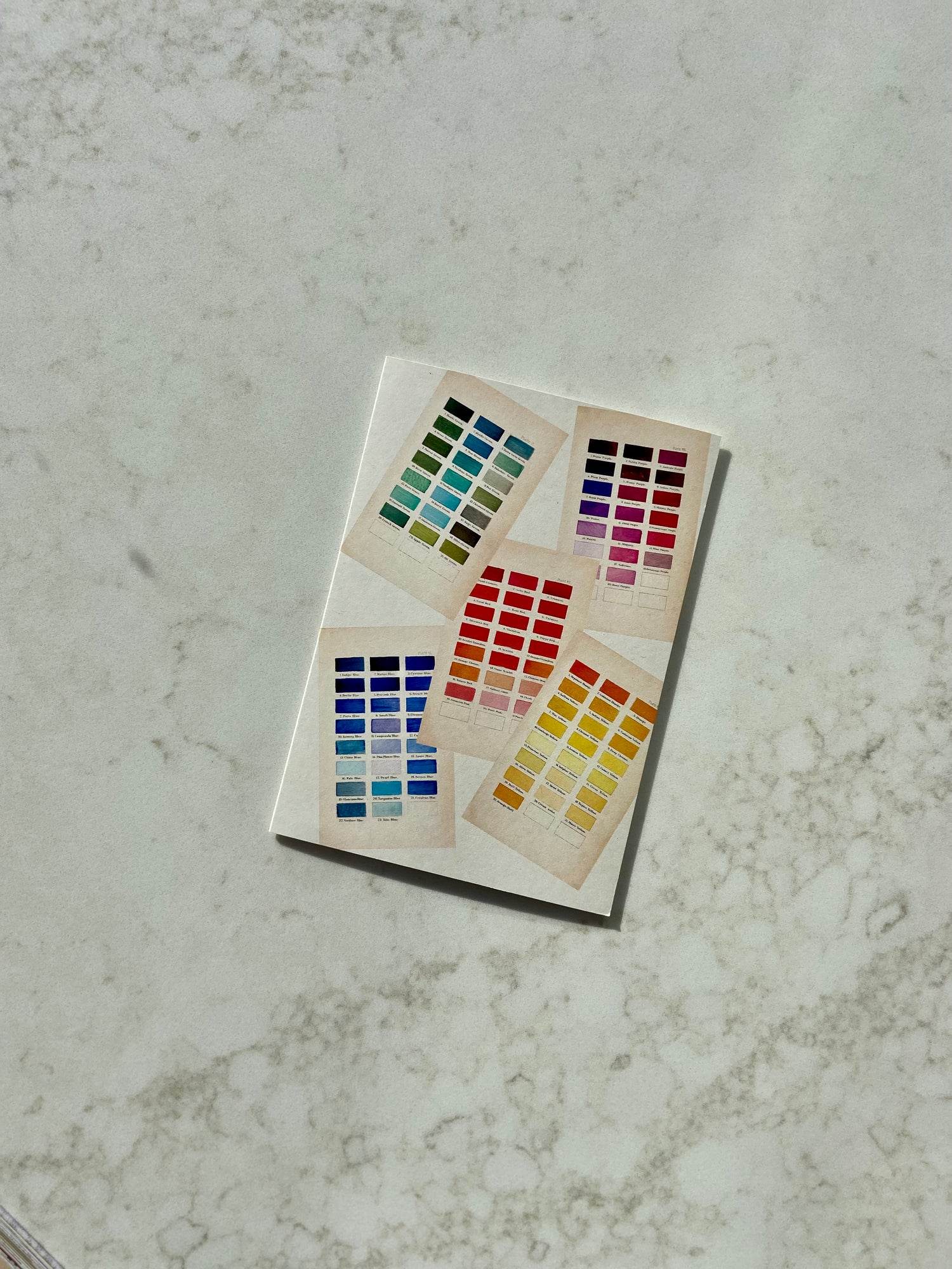 COLOUR CHARTS CARD