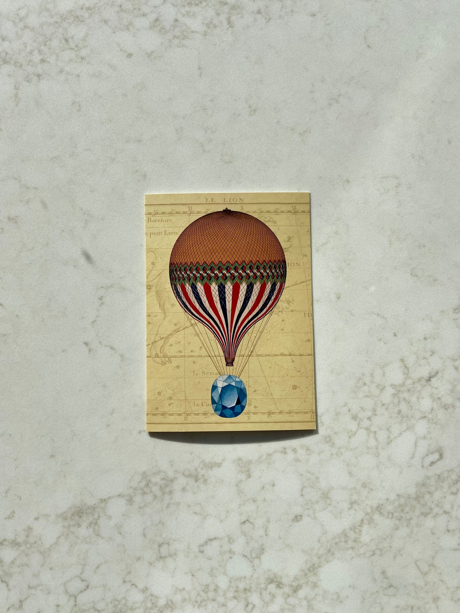 BALLOON LE LION CARD