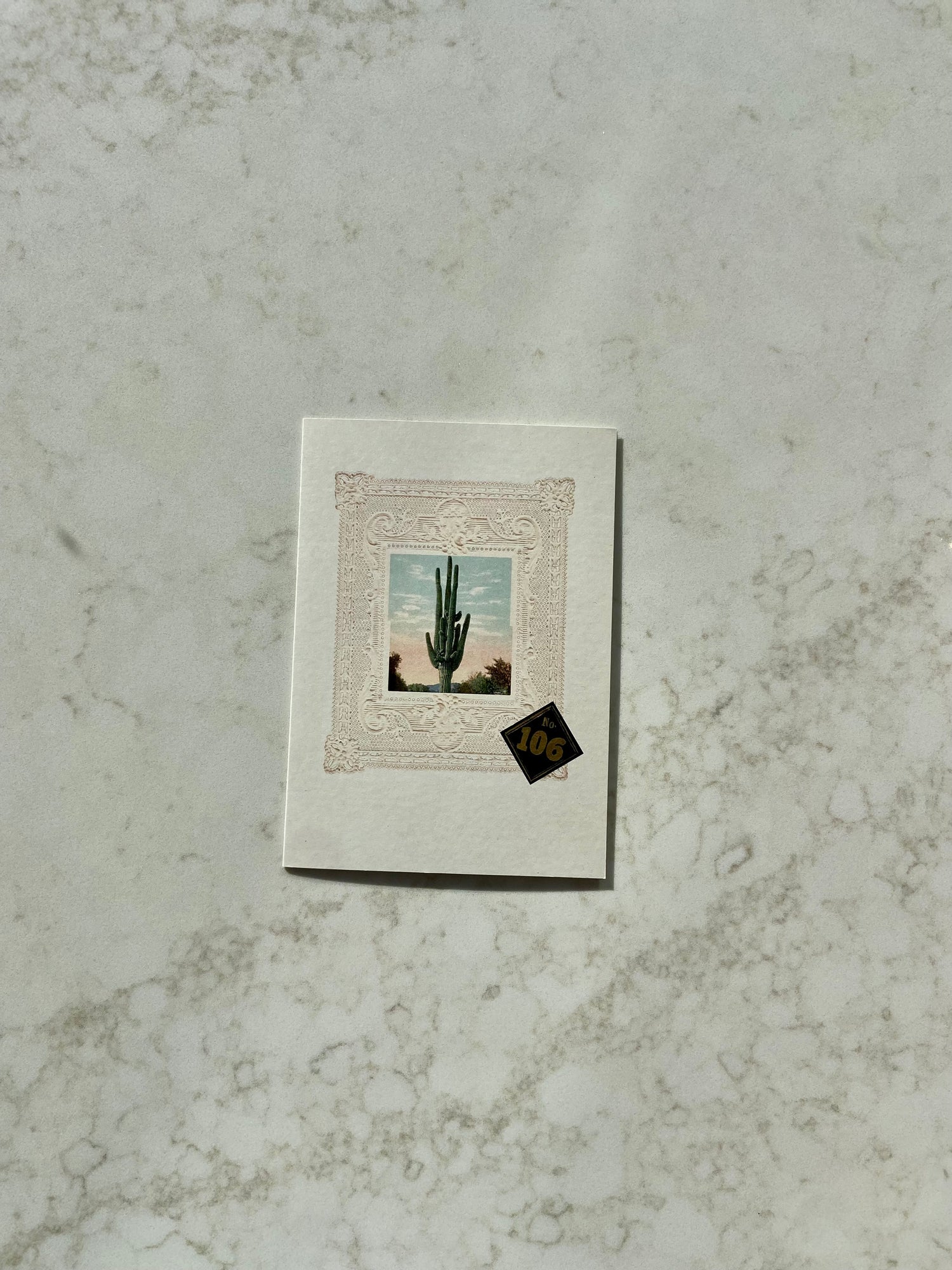 NO. 106 CACTUS CARD