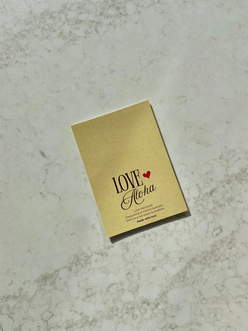 LOVE MESSAGE CARD