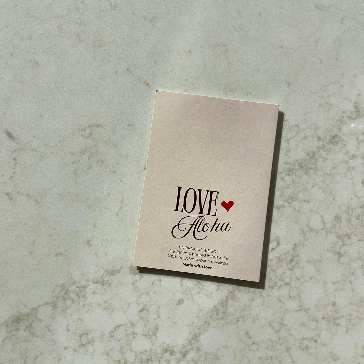 ENORMOUS RIBBON CARD