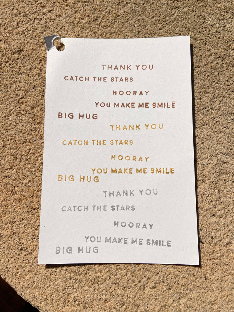 A MESSAGE OF LOVE CARD